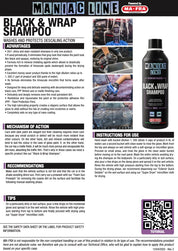 Maniac Line - BLACK & WRAP SHAMPOO 500ml
