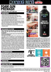 Maniac Line - FOAM GUN PREWASH 1L