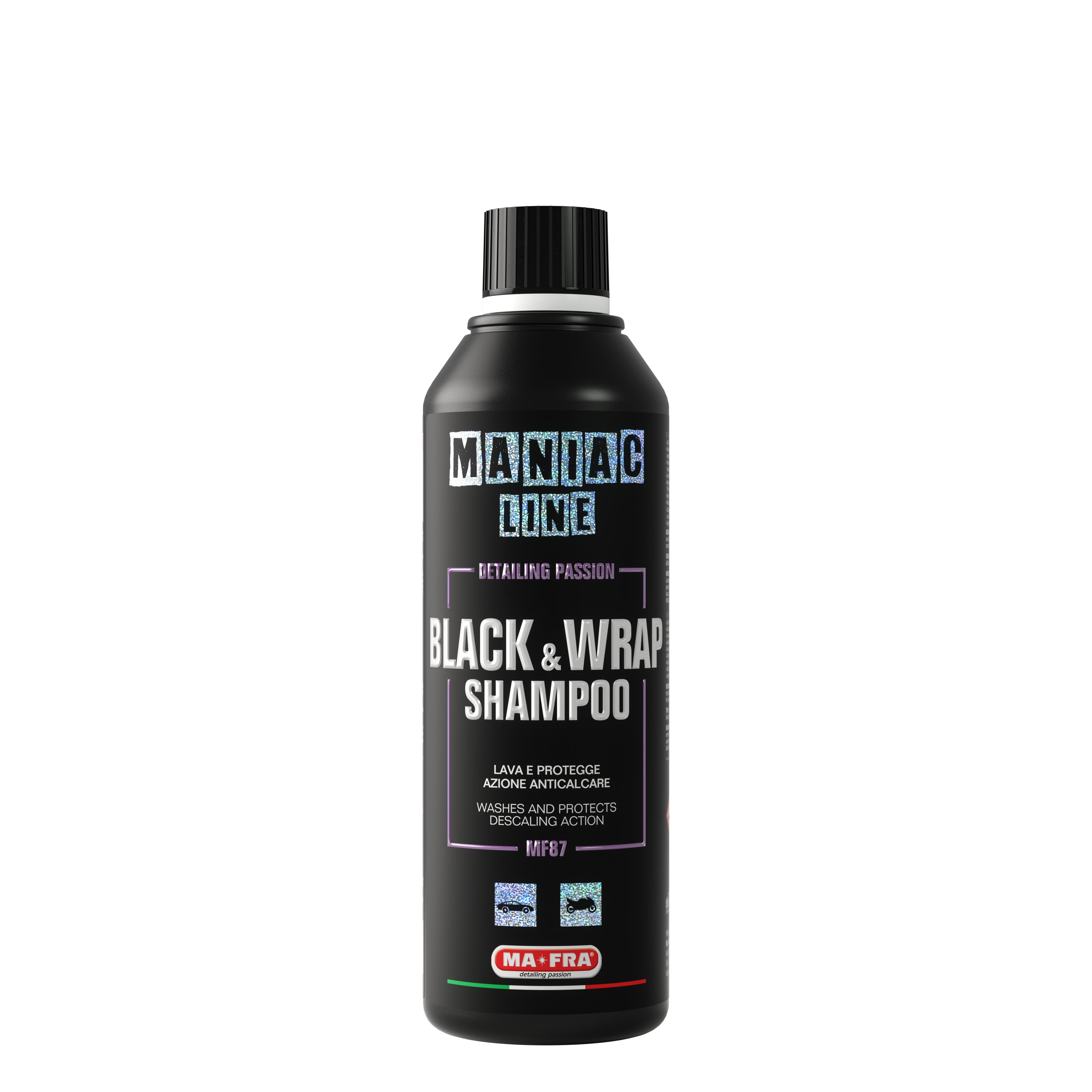 クマ 様@Maniac Line Black & Wrap Shampoo Maniac Line - BLACK & WRAP SHAMPOO 500ml – Parks Car Care