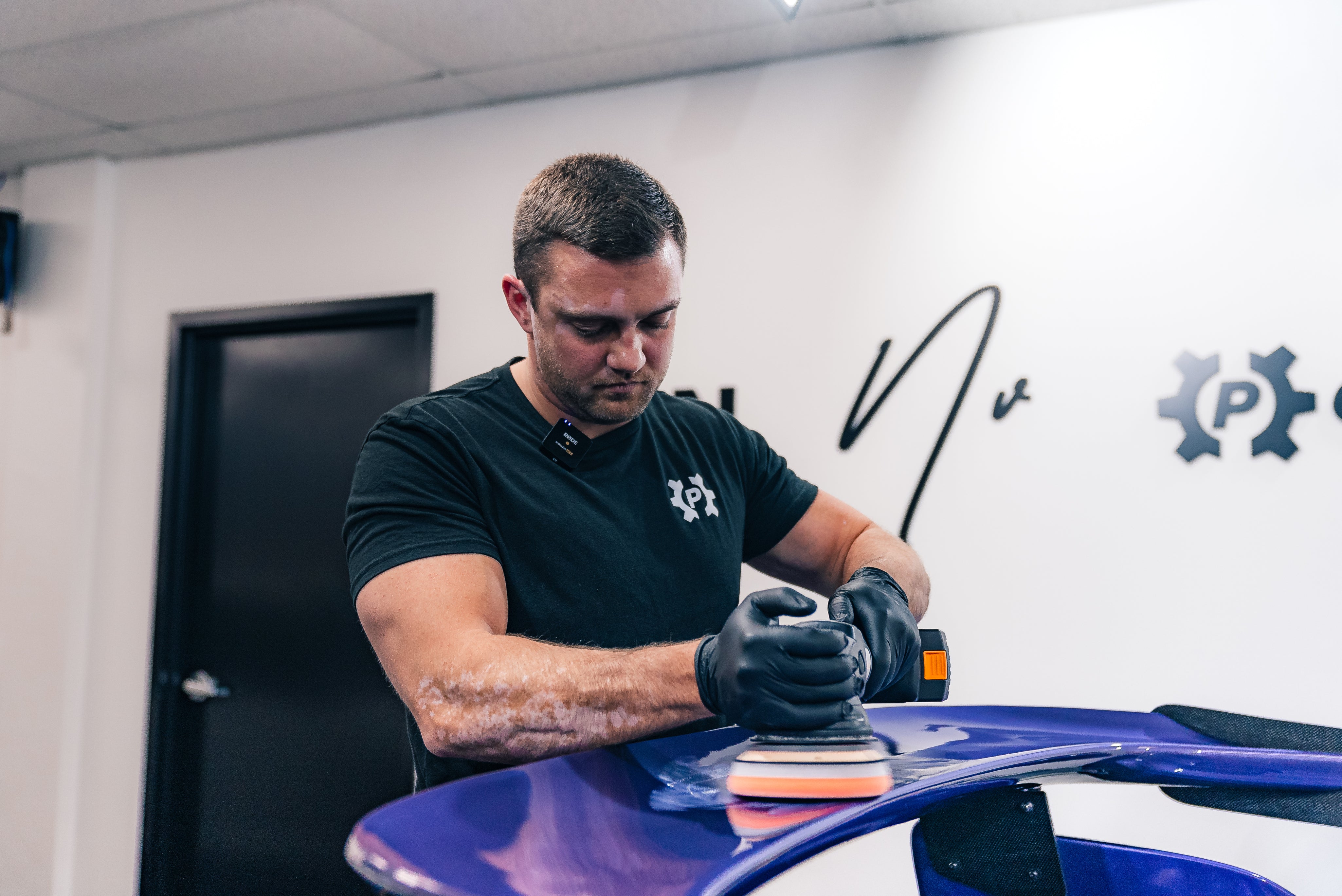 Parks Detailing action shot