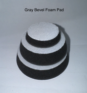 ShineMate Gray Finishing Pad – side view pair of pads