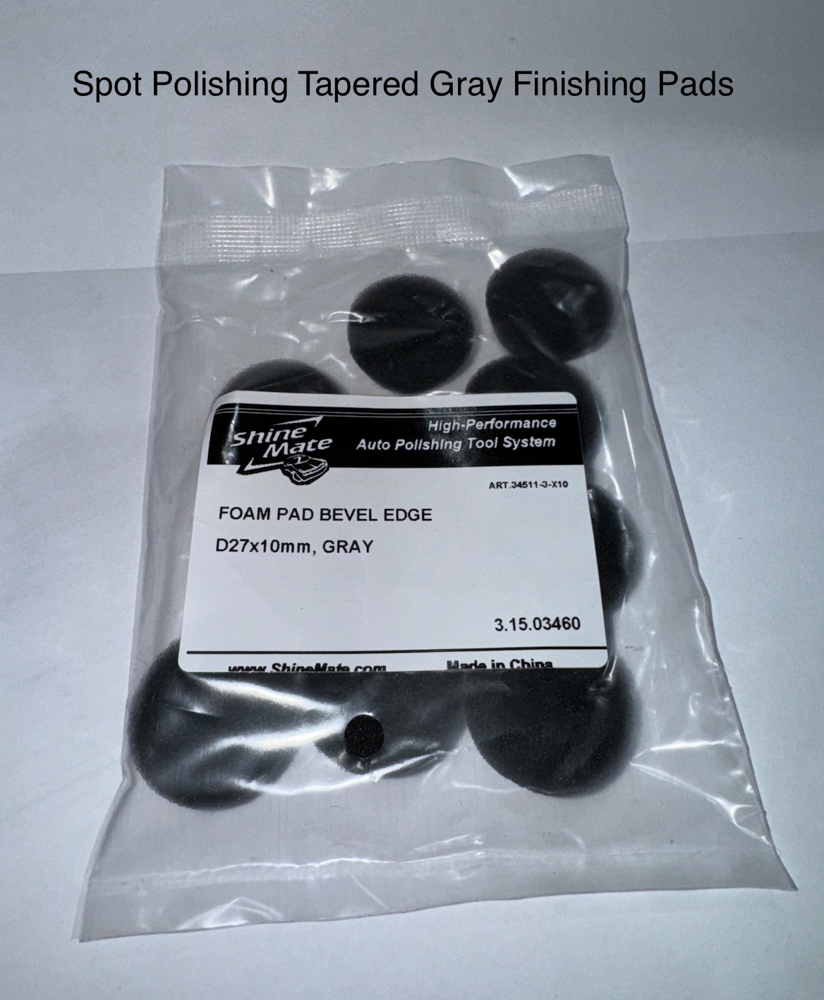 ShineMate Bevel Foam Pads – Cutting, Polishing & Finishing (27mm–78mm)