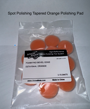 ShineMate Orange Bevel Foam Pad – 64mm individual pad in packaging