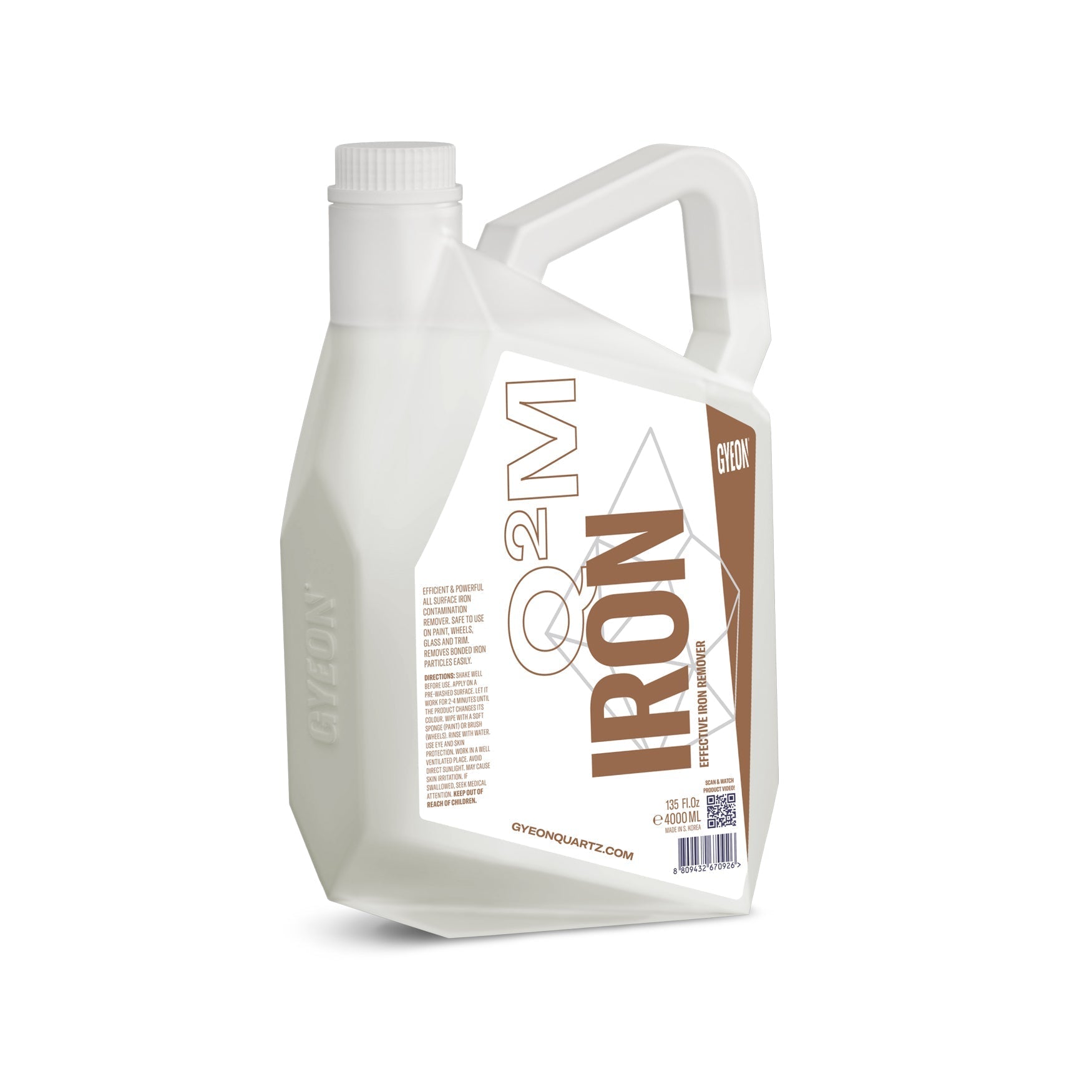 Gyeon Quartz Q2M Iron | Iron Remover | 4000ml