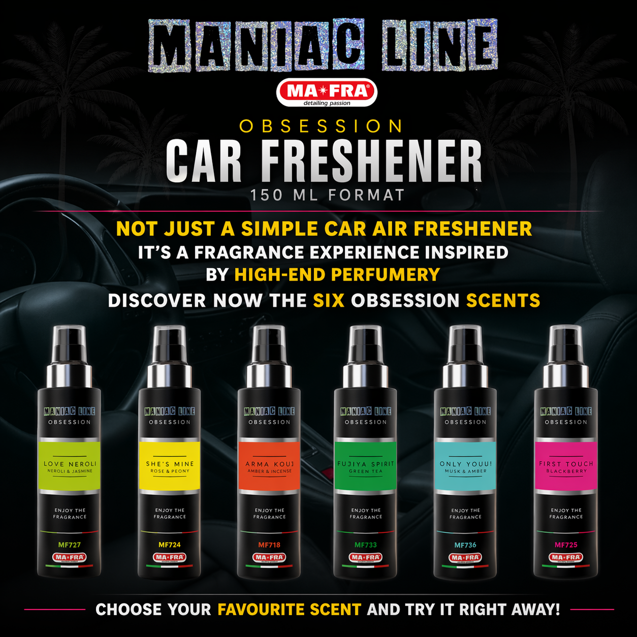 Maniac Line Obsession | Interior Scent | 150ML
