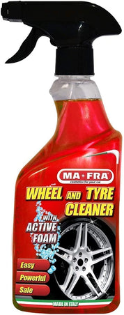 Mafra Wheel & Tire Cleaner | Wheel & Arch Degreaser | Foam or No Foam Use | 500mL, 4.5L