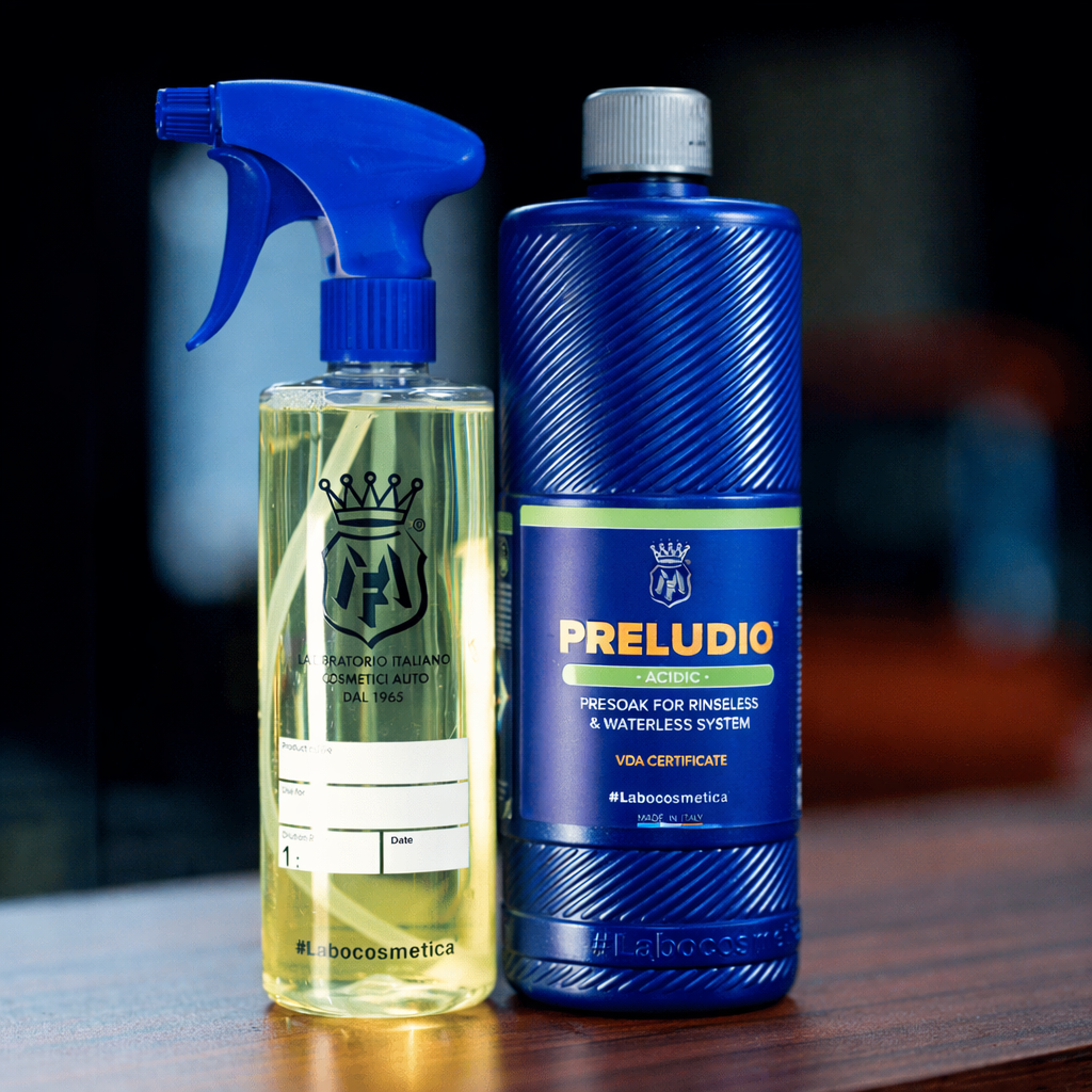 Labocosmetica PRELUDIO ACIDIC Presoak For Rinseless & Waterless Wash | 1L
