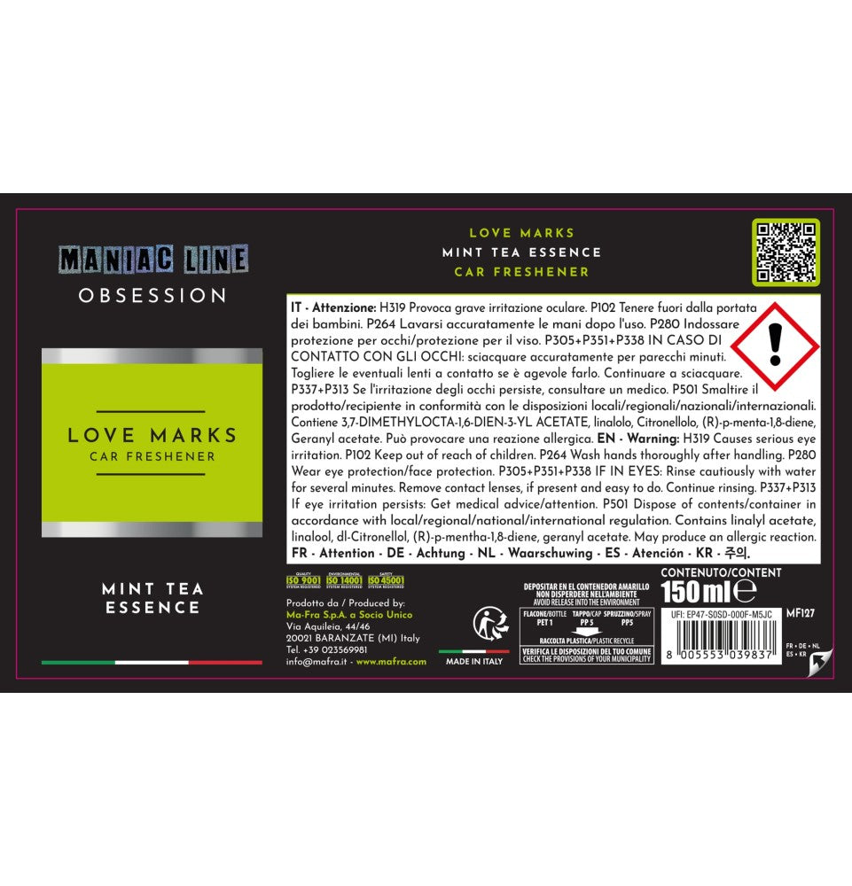 Maniac Line Obsession | Interior Scent | 150ML