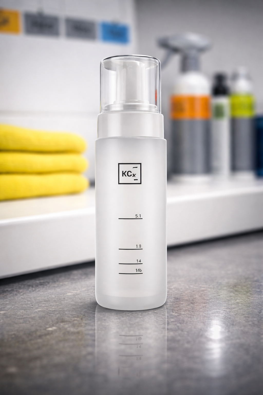 Koch Chemie Foamer Bottle with Scale | Adjustable Foam Sprayer for Detailing | Durable | 1L