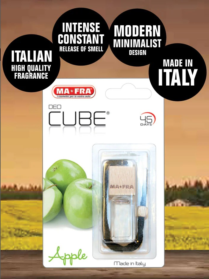 Mafra Deo Cube Car Air Freshener | Compact Hanging Neutralizer | Long-Lasting Forest Scent Eliminates Odors & Refreshes Cabin
