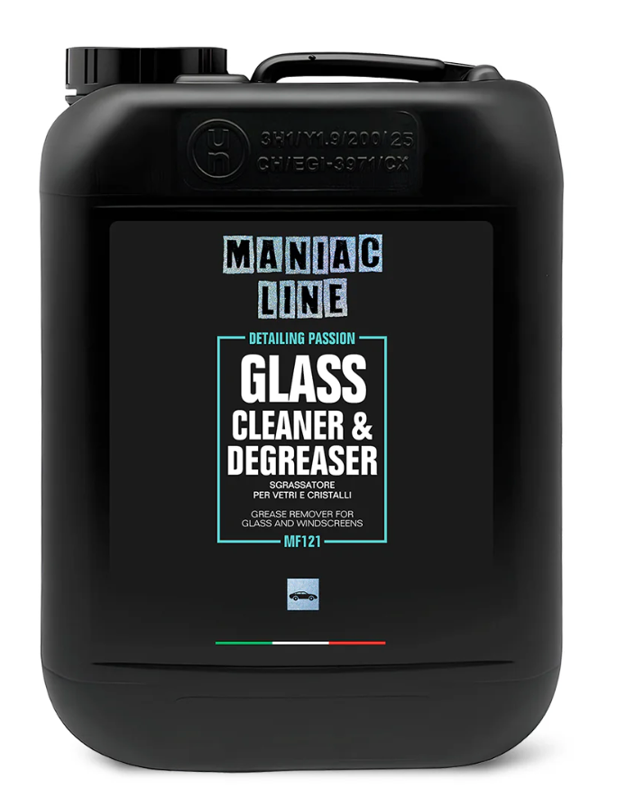 Maniac Line Glass Cleaner & Degreaser 5L | Streak-Free Cleaner | 5L