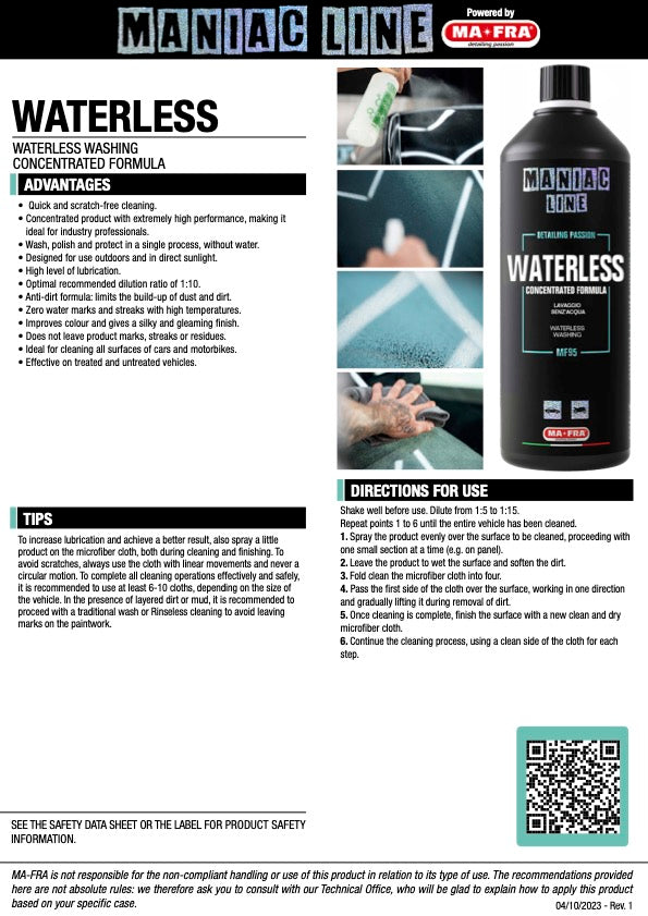 Maniac Line - WATERLESS 1L