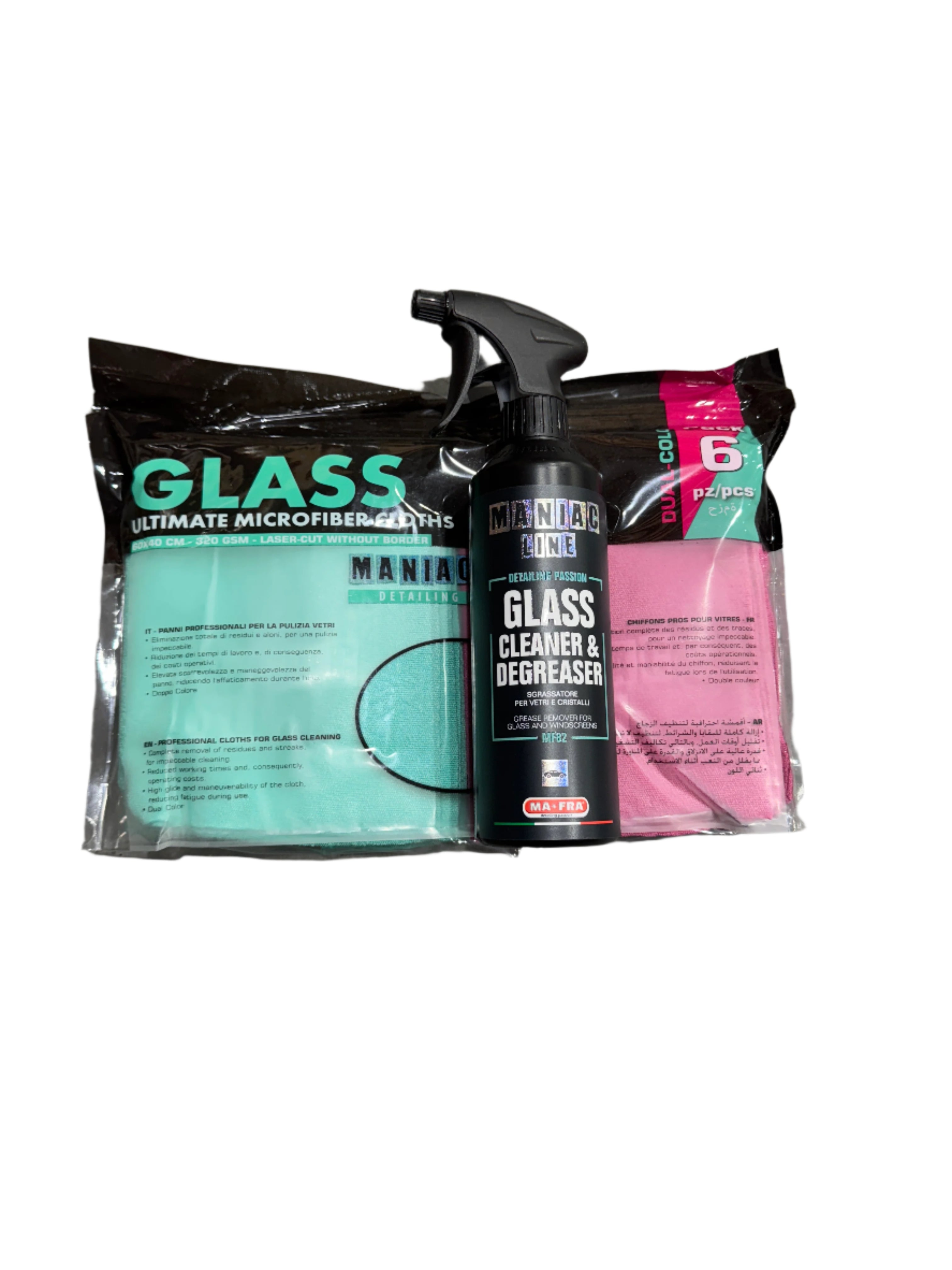 MANIAC Glass Cleaning Bundle