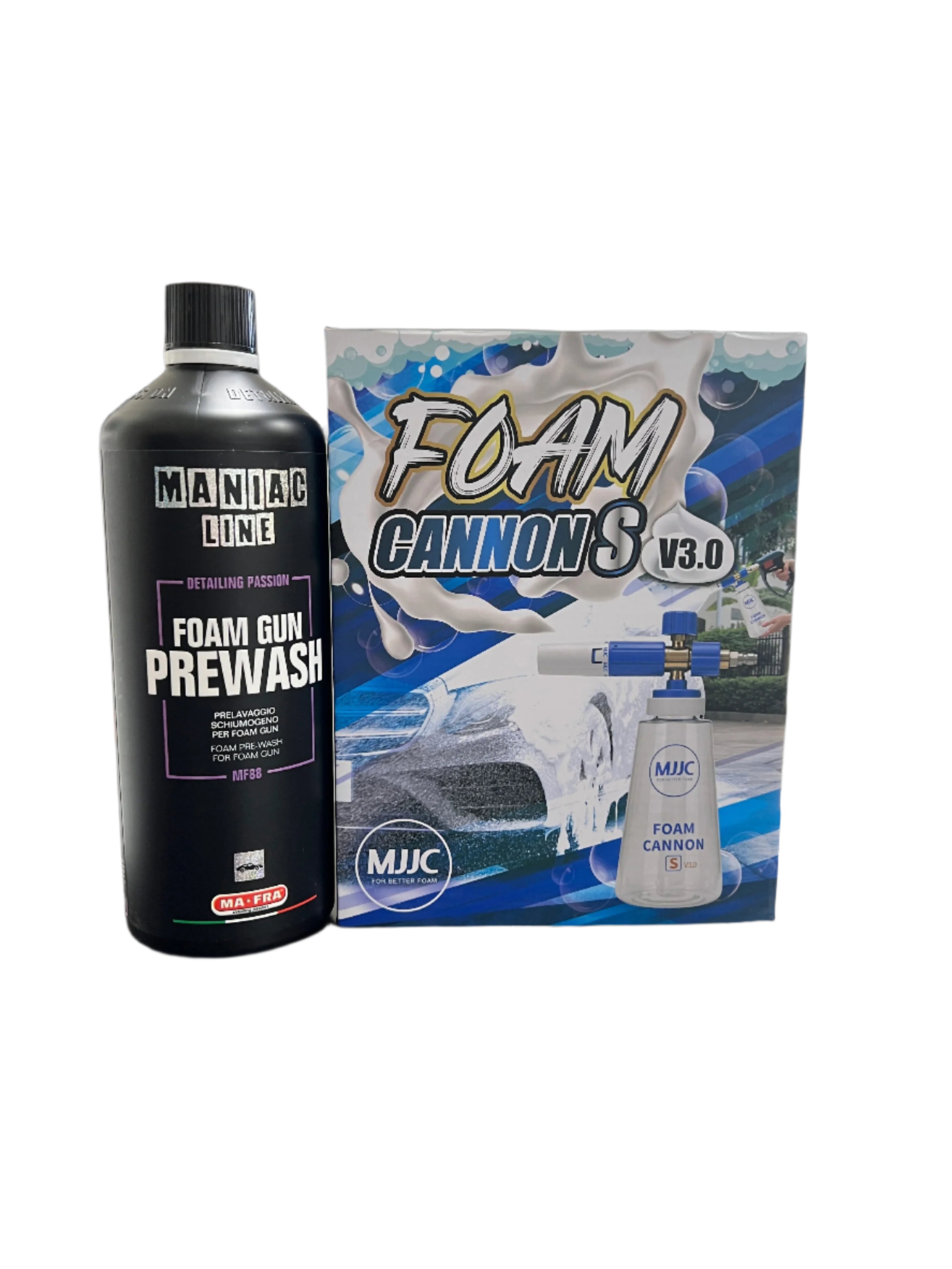 MANIAC Foam Gun Pre-Wash and Foam Cannon Bundle