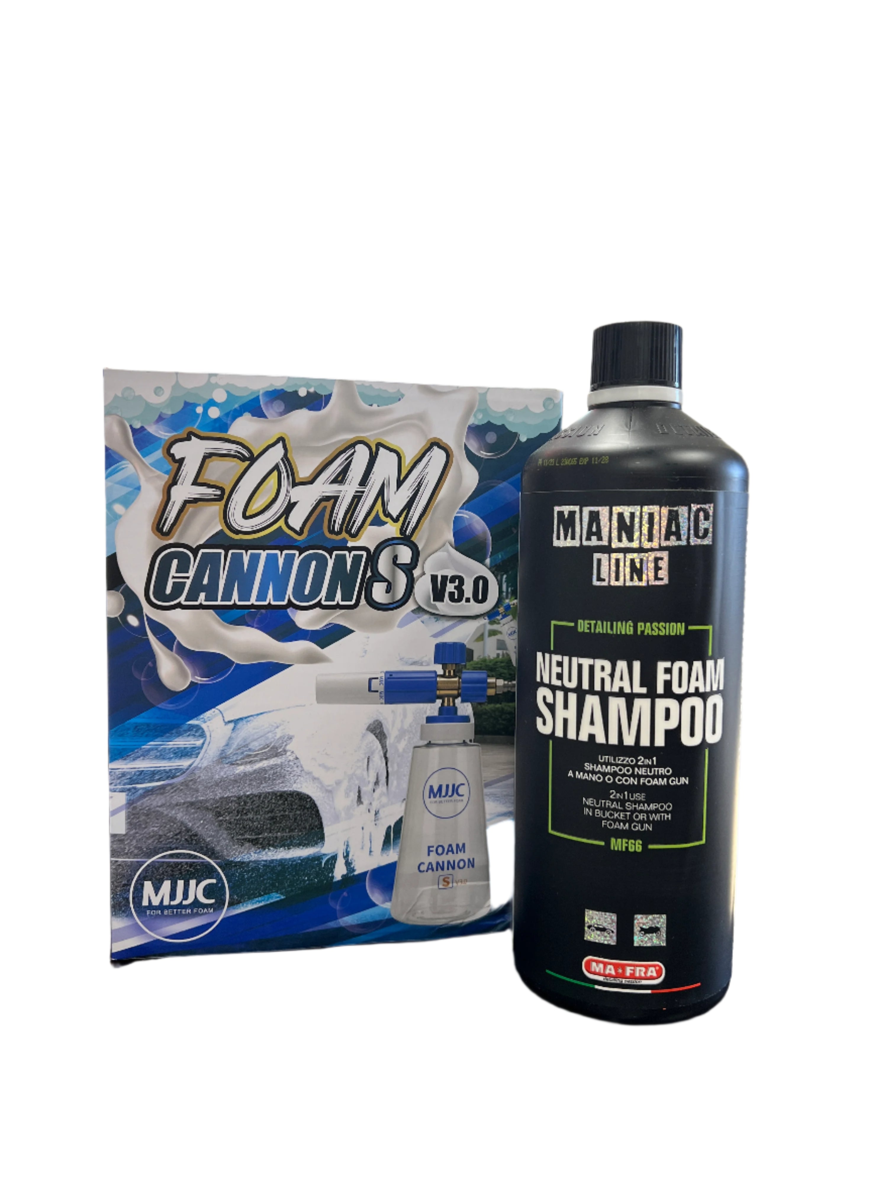 MANIAC Neutral Foam Shampoo & Foam Cannon Bundle