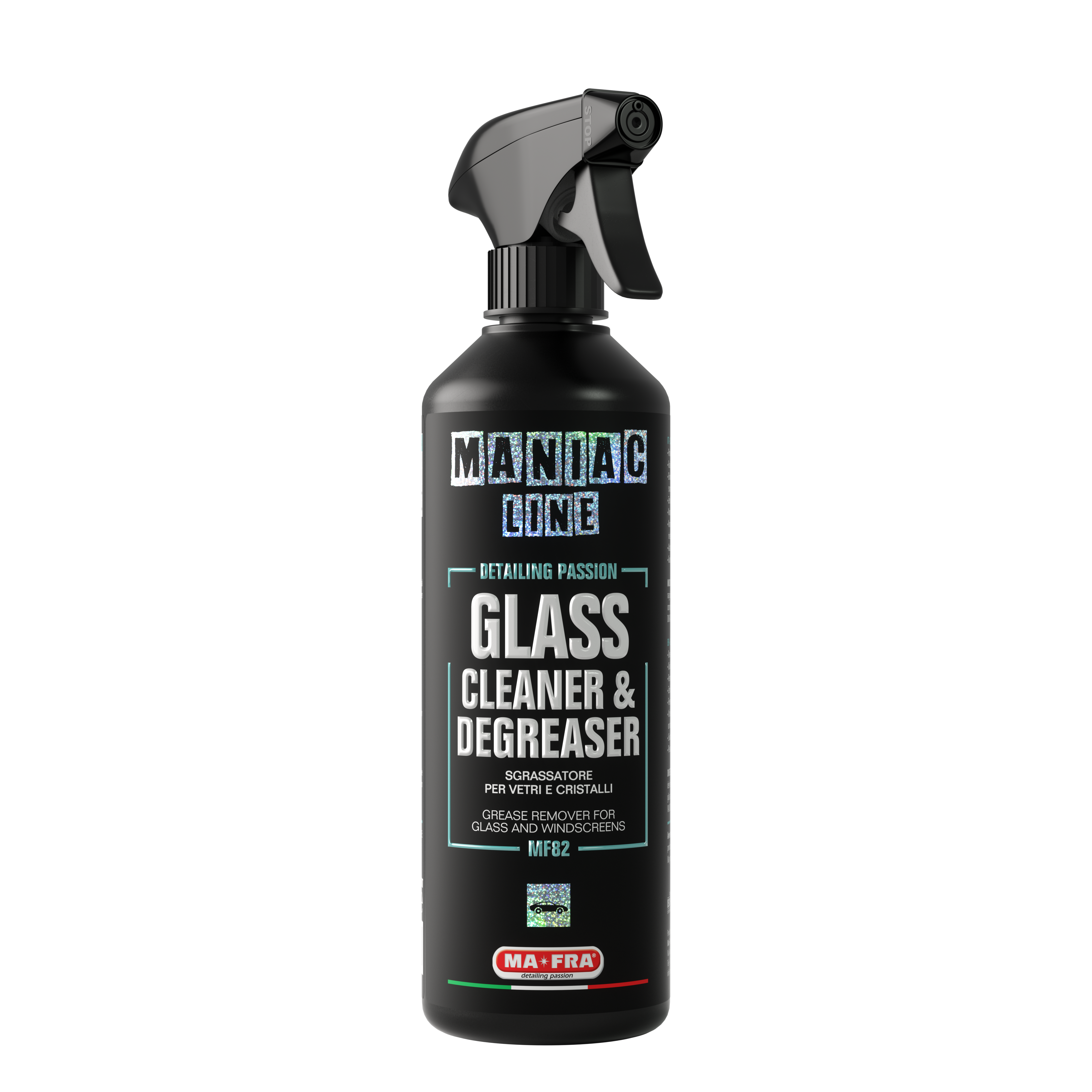 Maniac Line - GLASS CLEANER & DEGREASER 500ml