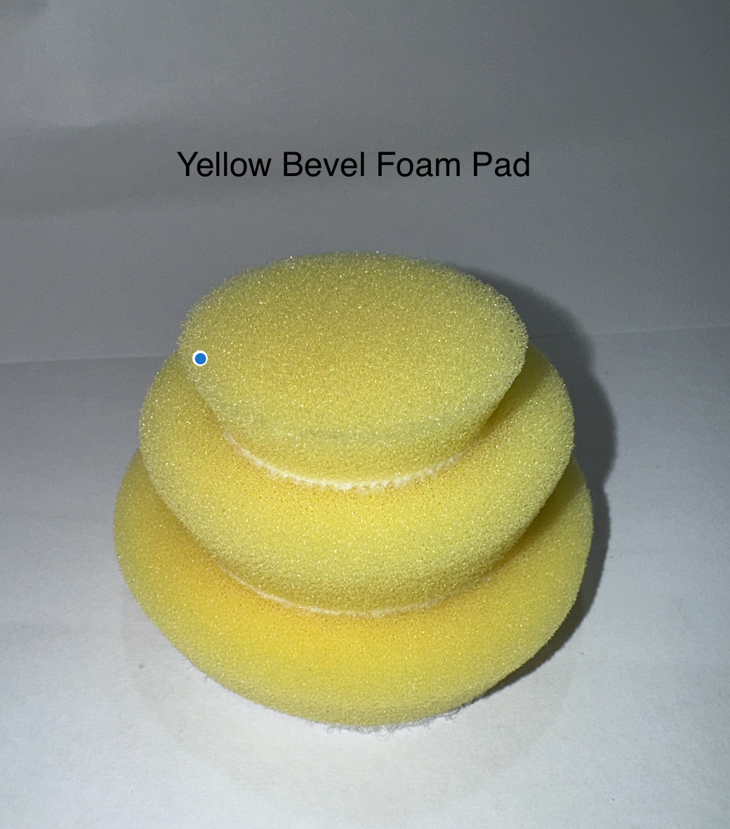 Shinemate Bevel Foam Pad - Yellow, Orange, Gray