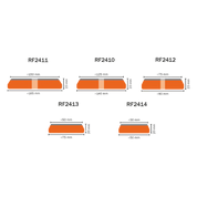 CARTEC - Unipad Orange Pads