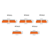 CARTEC - Unipad Orange Pads