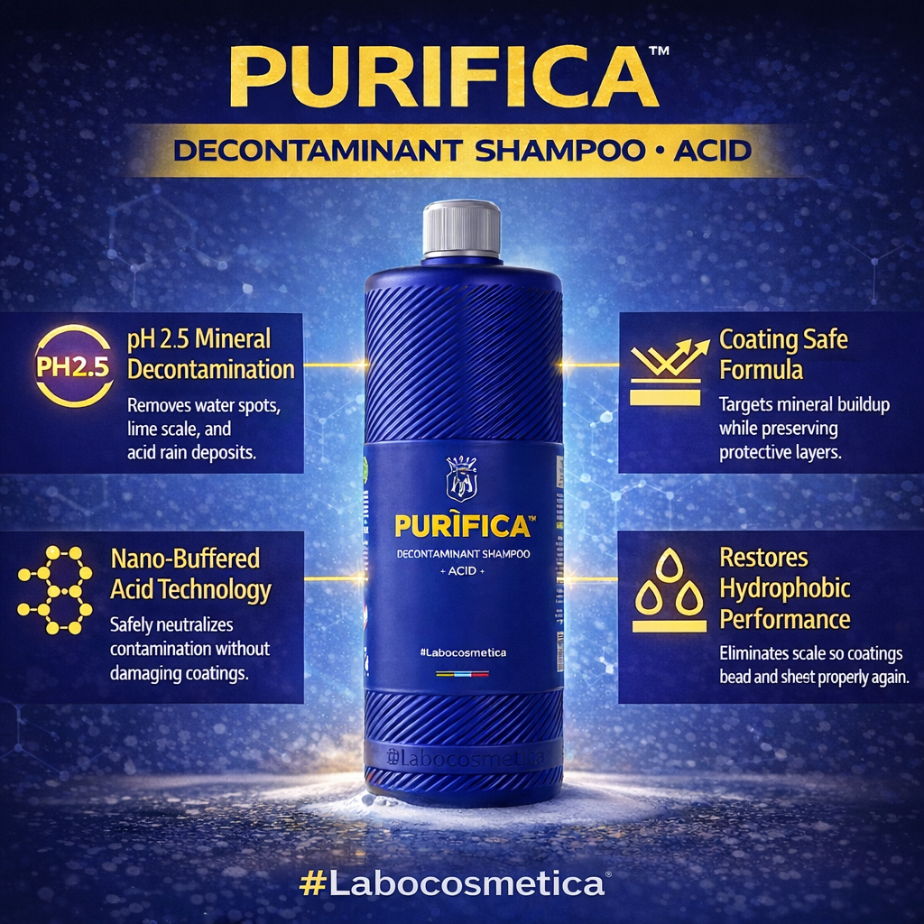 Labocosmetica PURIFICA Acid Decon Shampoo | Multi-Stage Wash and Decon Combined in a Single Step