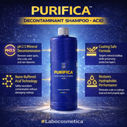 Labocosmetica PURIFICA Acid Decon Shampoo | Multi-Stage Wash and Decon Combined in a Single Step