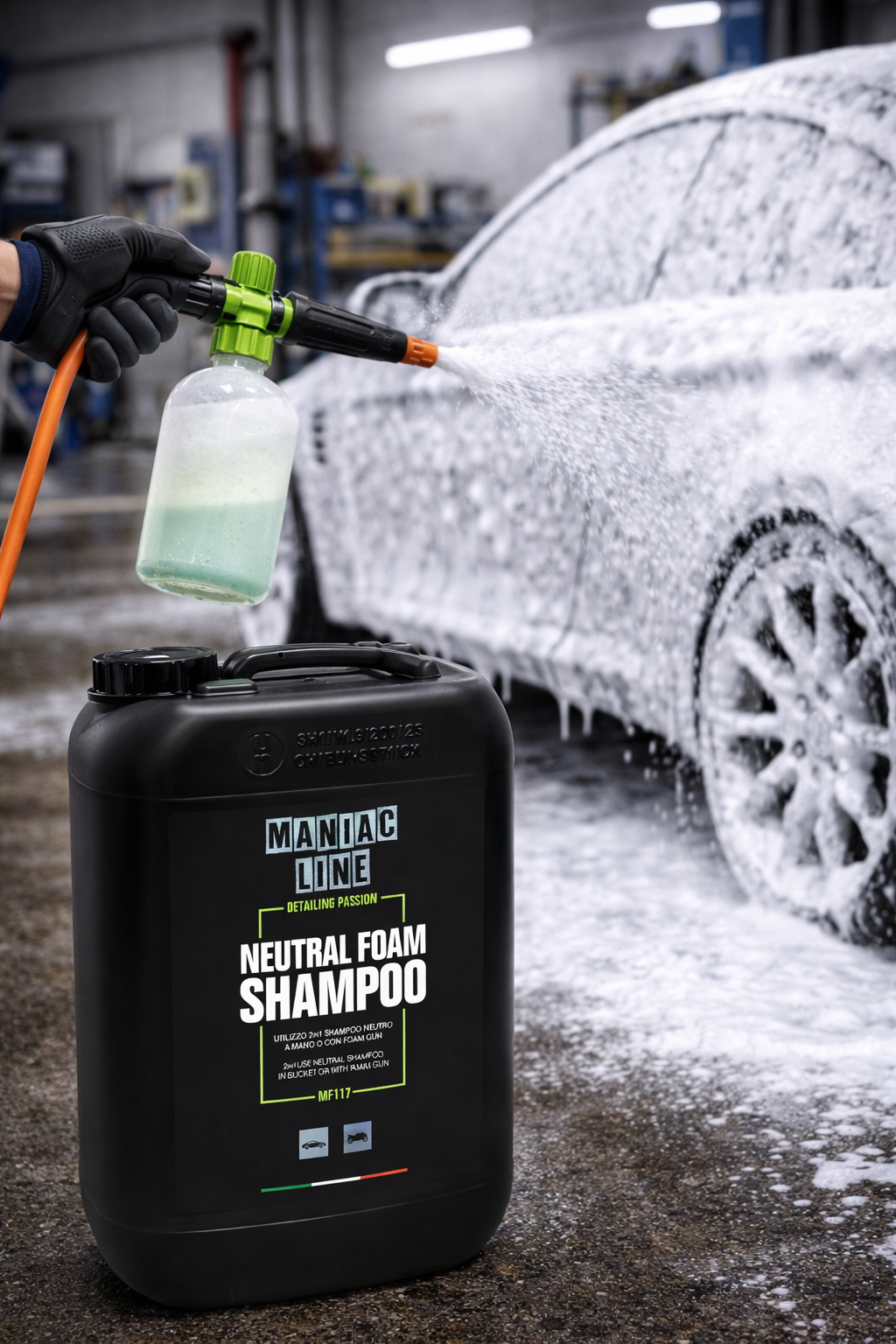 Maniac Line Neutral Foam Shampoo – Gentle Car Wash (5L)