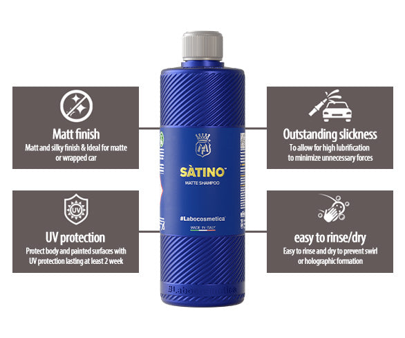 Labocosmetica - SATINO -  Shampoo and Wax For Matte Paint & Wrap