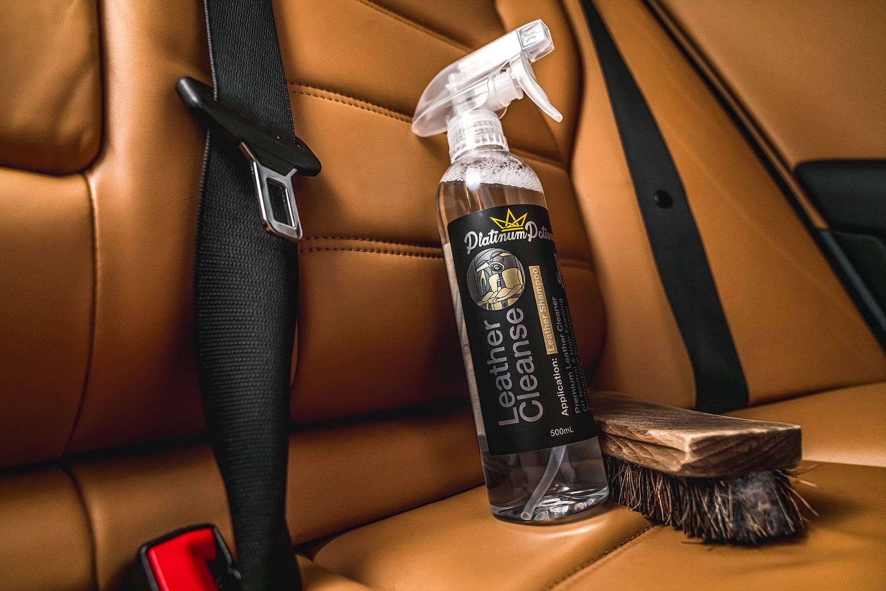 Platinum Potions Gentle & Effective Leather Cleaner | Leather Cleanse - Parks Car Care 