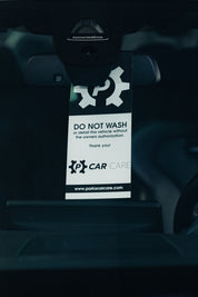 Do Not Wash Mirror Hanger - Parks Car Care 