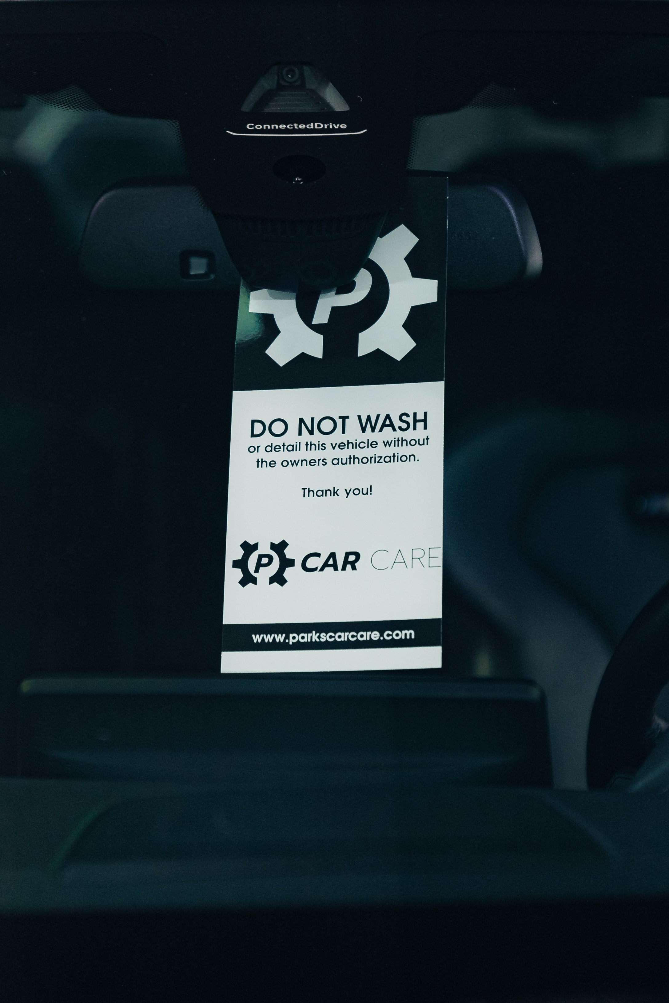 Do Not Wash Mirror Hanger - Parks Car Care 