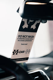 Do Not Wash Mirror Hanger - Parks Car Care 