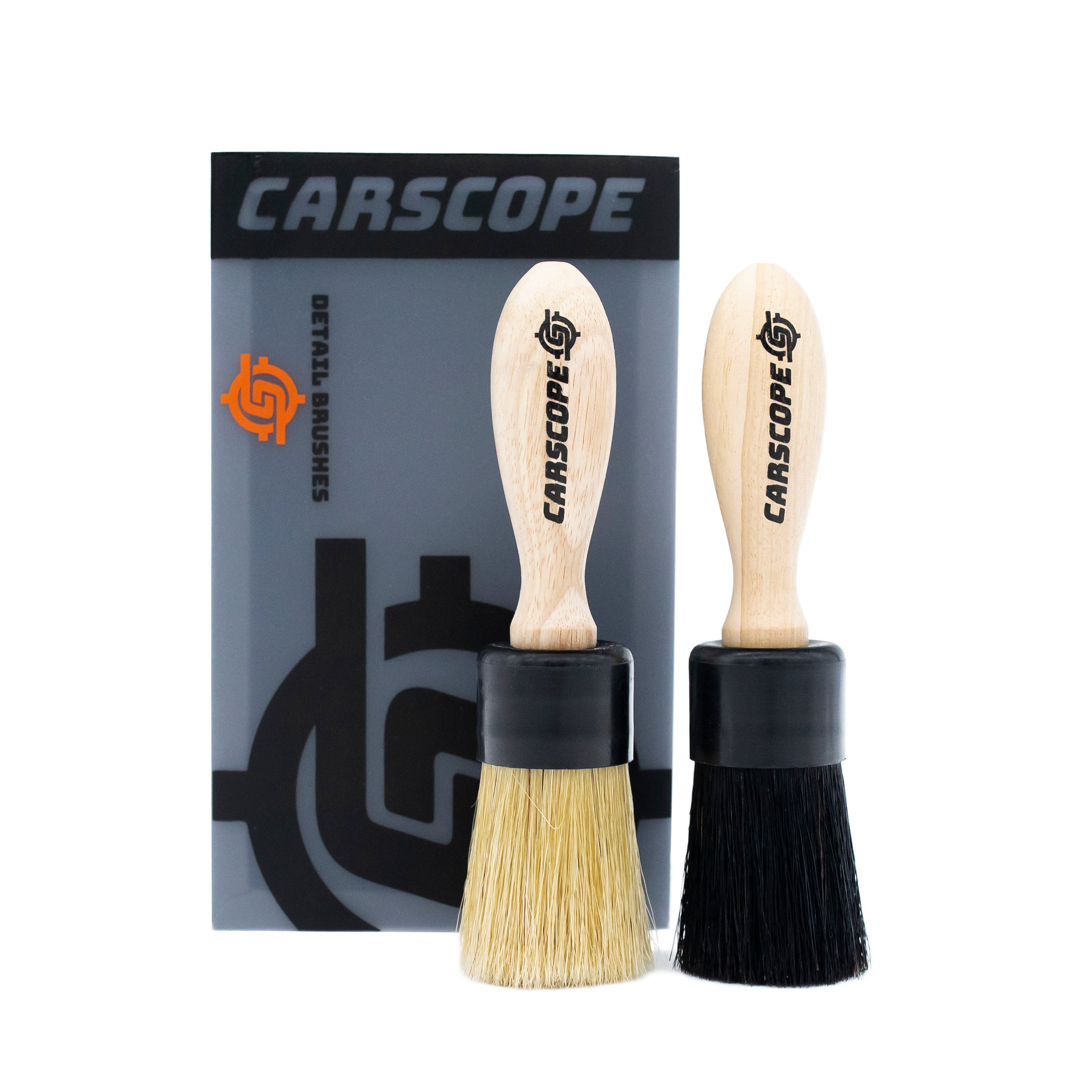 Carscope UK Premium Detail Brushes | Car Detailing Brush 2-Pack