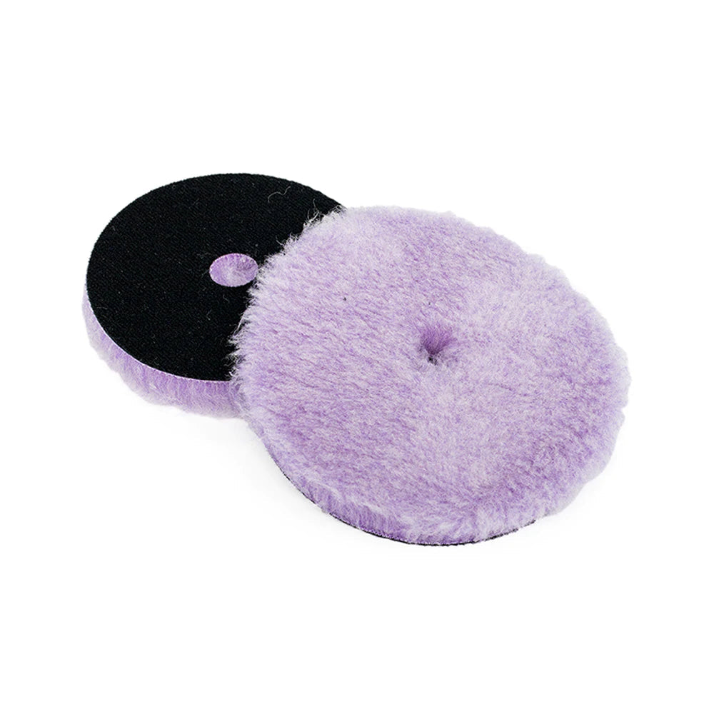 Lake Country Foamed Wool Cutting Pad | Purple | 3.25 Inch