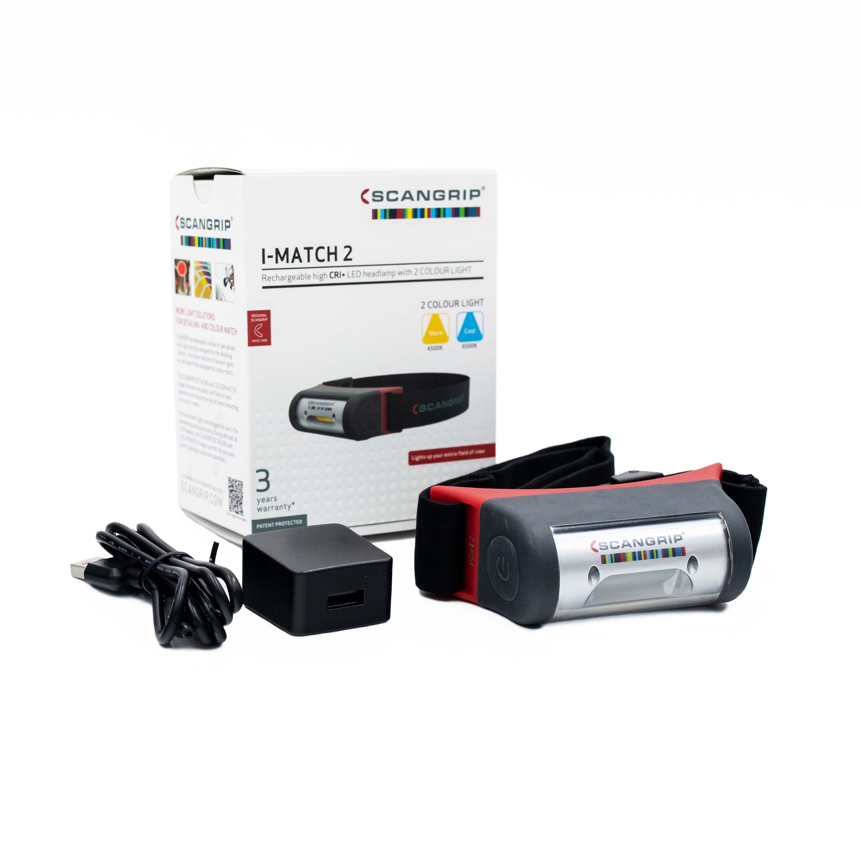 ScanGrip I-Match 2 | 160 Lumen LED Auto Detailing Headlamp