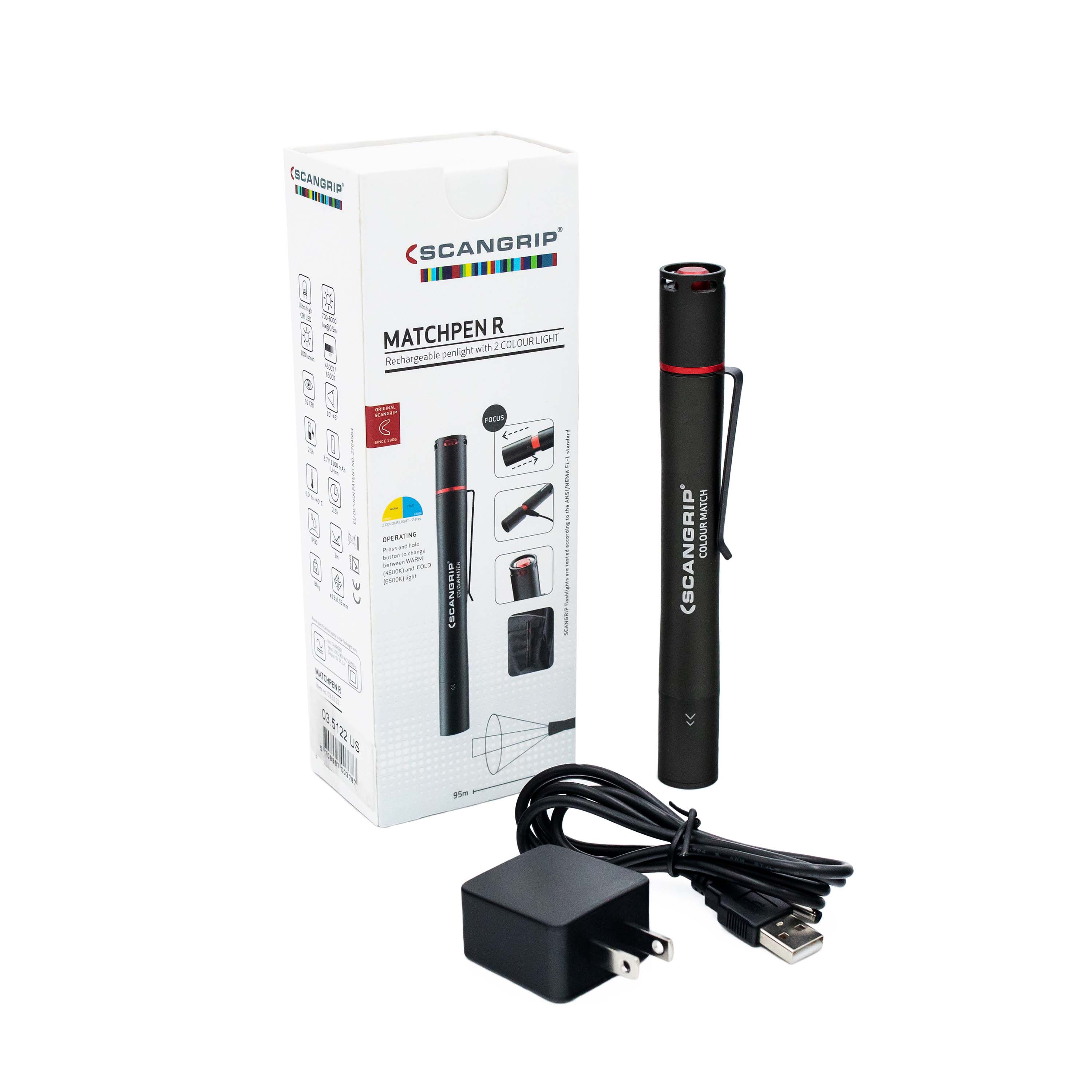 ScanGrip MatchPen R | 100 Lumen LED Auto Detailing & Inspection Light
