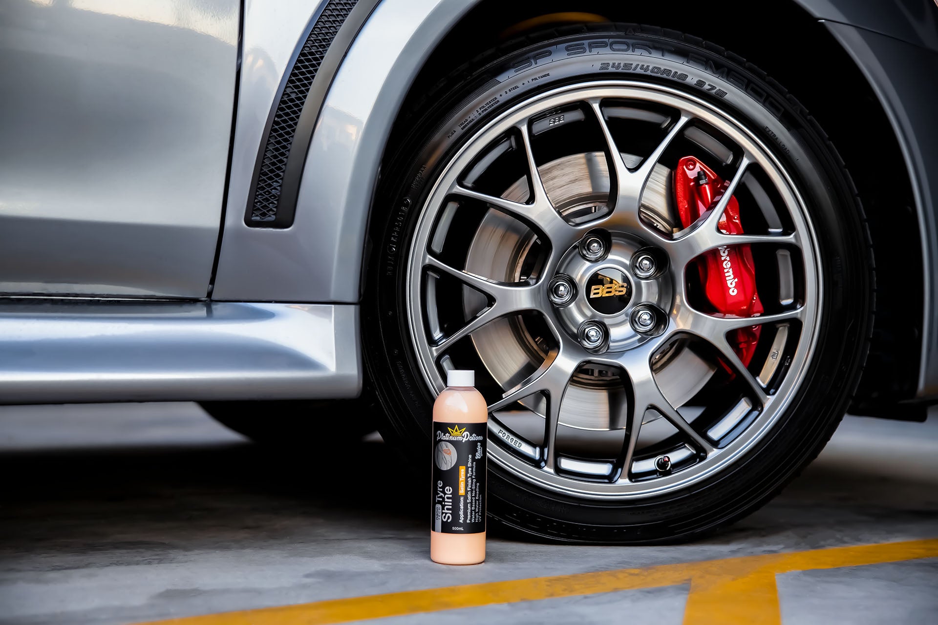 Platinum Potions | Nano Tech Tyre Shine - Parks Car Care 